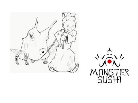 -50% на всё меню и напитки в службе доставки «Monster Sushi»