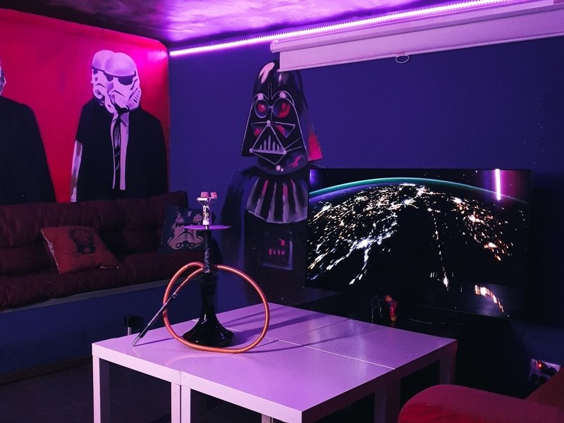 -50% на всё меню, напитки и паровые коктейли в лаунж-баре "Atmosphere Play Room"