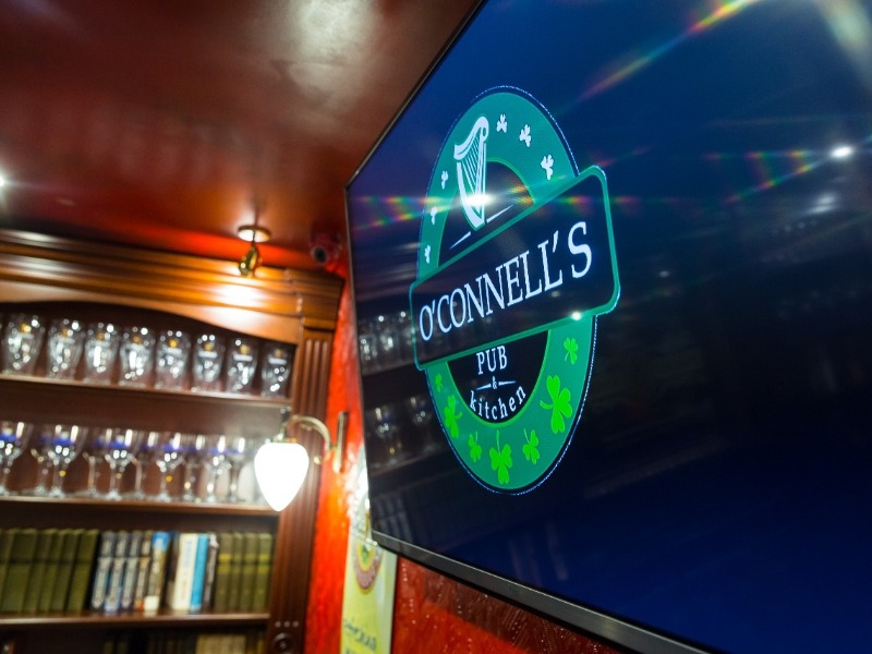 -50% на избранное меню и напитки в пабе «O’Connell’s» на Покровке