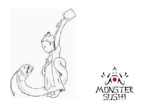 -50% на всё меню и напитки в службе доставки «Monster Sushi»