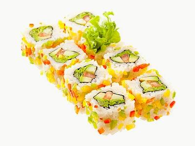 -50% на всё меню и напитки в службе доставки «Monster Sushi»